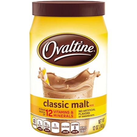 Nestle Nestle Novartis Ovaltine Classic Milk Flavoring Malt 12 oz. Bags, PK6 10051746033729